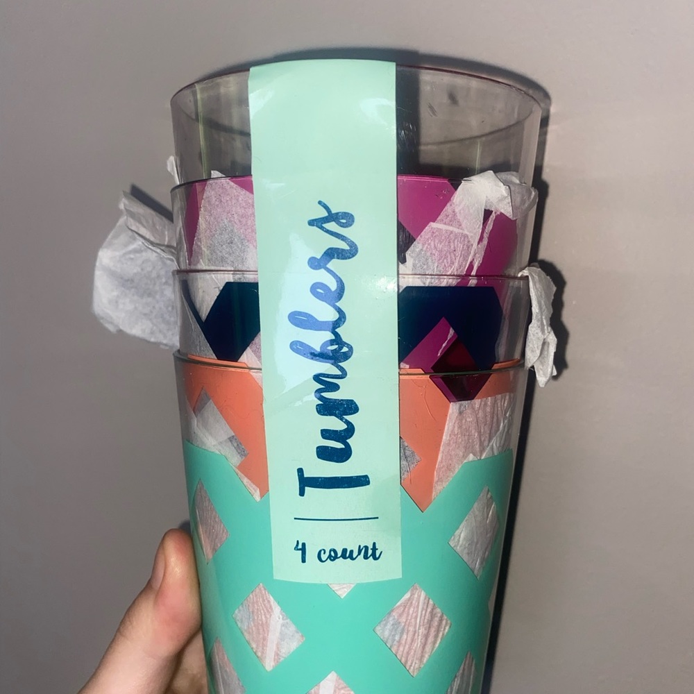 Set of 4 Tumbler Cups